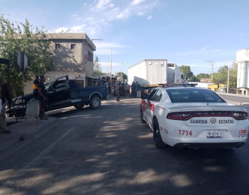 Circulación cerrada en carril de norte a sur por choque múltiple en Carretera Victoria-Monterrey