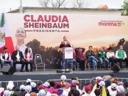 ABARROTAN FAMILIAS DE NUEVO LAREDO MITIN DE CLAUDIA SHEINBAUM