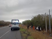 Vehículo derrapa en Carretera Victoria-Monterrey