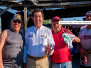 Innumerables muestras de apoyo recibe Mario López en sus recorridos