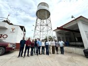 Nataly García Supervisa Obra de Rehabilitación de la Planta Potabilizadora en Díaz Ordaz