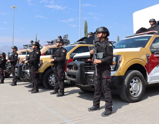 Con equipamiento de parque vehicular a la Guardia Estatal, Tamaulipas se fortalece en materia de seguridad